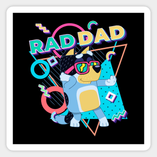 Bluey Rad Dad Magnet